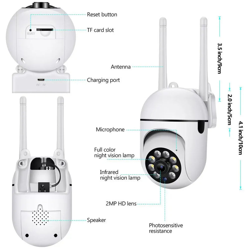 Sammy Jackson™ Kamera WiFi | Monitoruj wszystko ze swojego smartfona