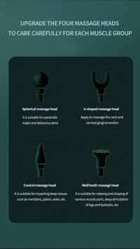 Sammy Jackson™ Massage Gun | Draagbaar pistoolvibratie-massageapparaat