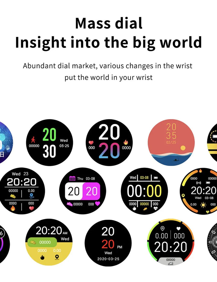 Sammy Jackson™ Sportieve Smartwatch | Track je prestaties overal en altijd!