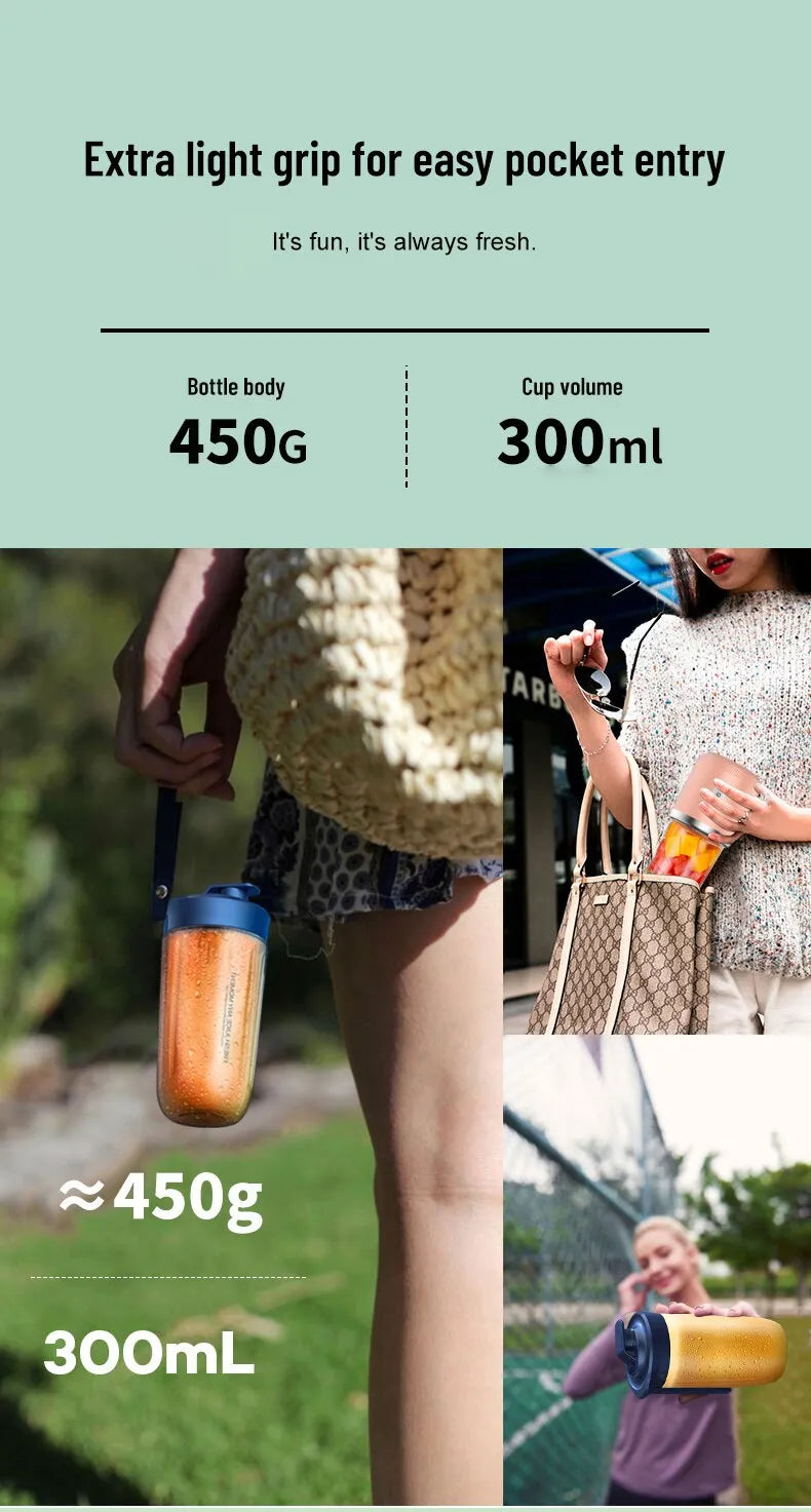 Sammy Jackson™ Portable Blender | Electric Juice Extractor
