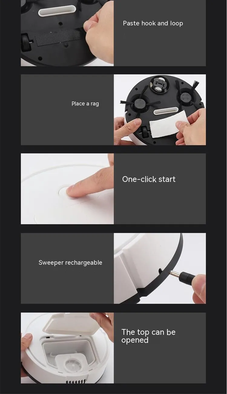 Sammy Jackson™ Mini Robot Vacuum Cleaner | All-in-One Smart Machine