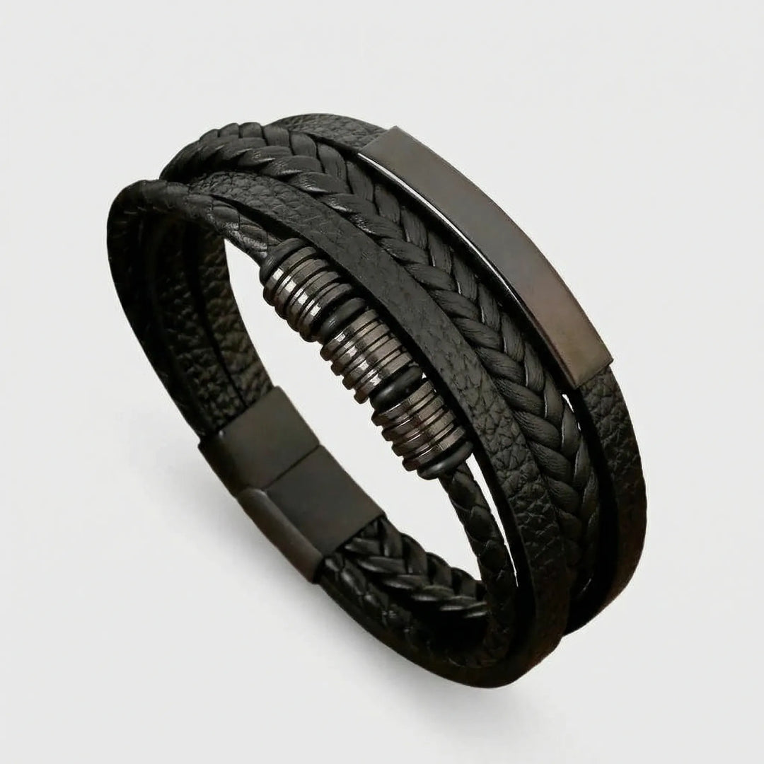 Mehrlagiges Geflochtenes Armband Im Vintage-Stil - Seth