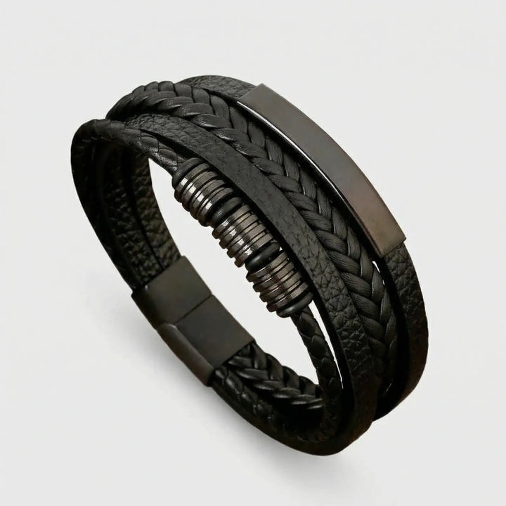 Mehrlagiges Geflochtenes Armband Im Vintage-Stil - Seth