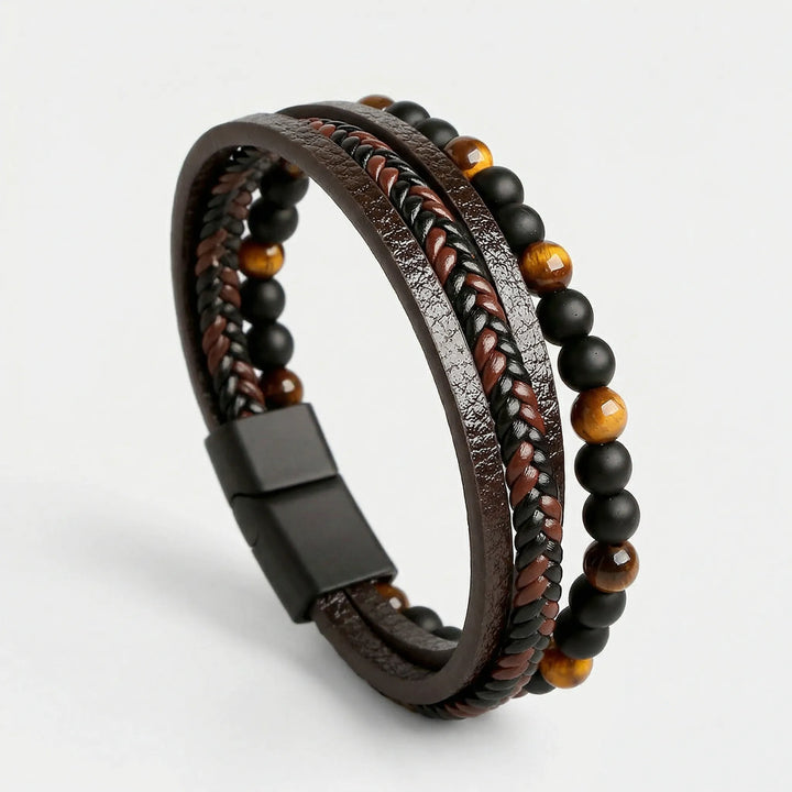 Mehrreihiges Herrenarmband - Jari