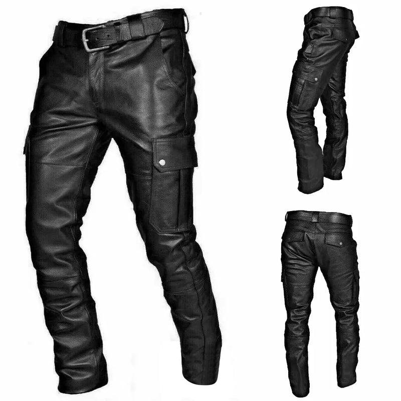 PU Leren Bikerbroek voor Heren - Alex