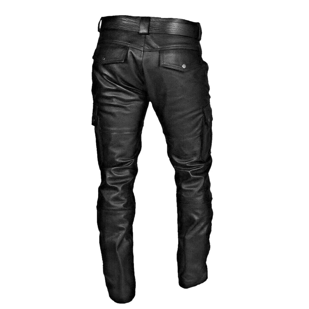 PU Leren Bikerbroek voor Heren - Alex