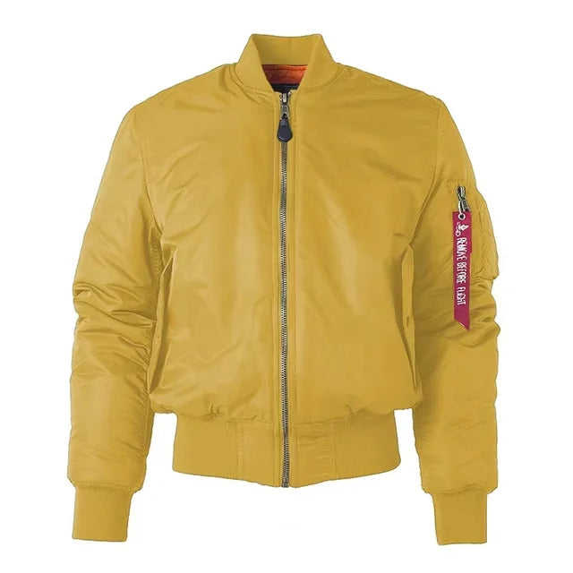 Unisex Premium kurtka bomber z zamkiem - Alex