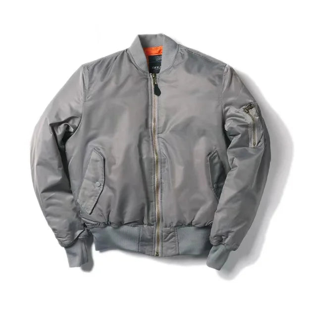 Unisex Premium kurtka bomber z zamkiem - Alex