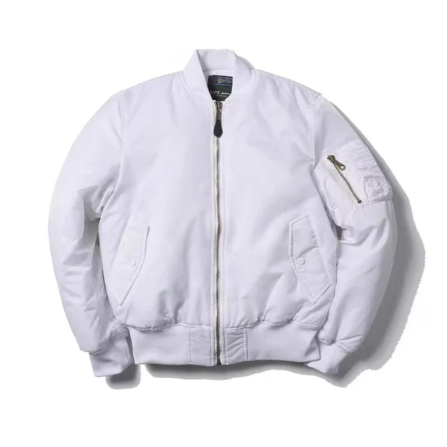 Unisex Premium kurtka bomber z zamkiem - Alex