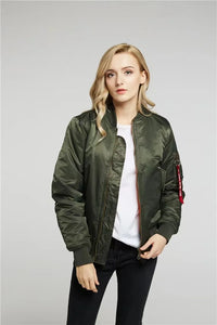 Unisex Premium kurtka bomber z zamkiem - Alex