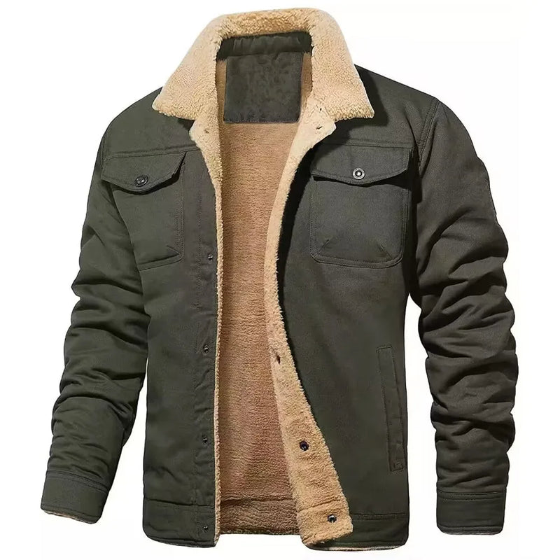 Men's Cotton Fleece Bomber Jacket – Ewan