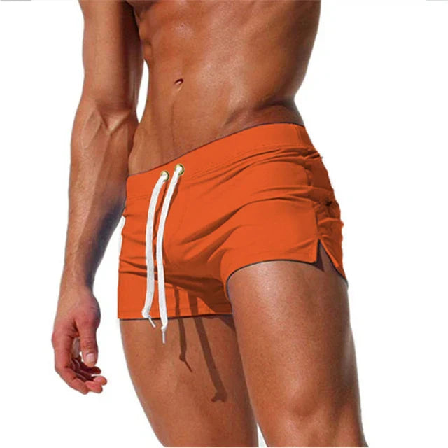 Sneldrogende heren zwemshorts met zakken - Leano