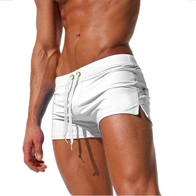 Sneldrogende heren zwemshorts met zakken - Leano