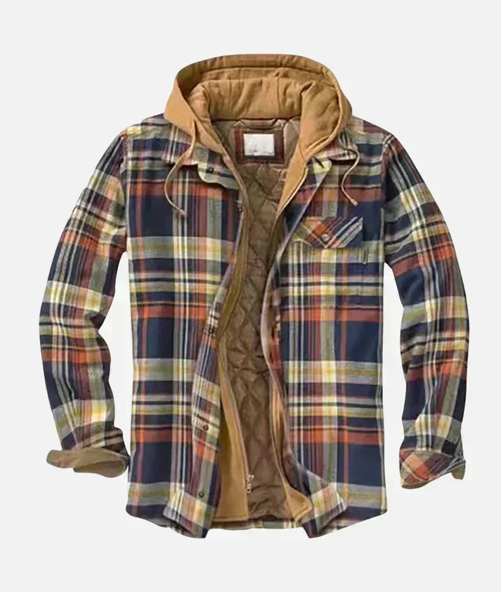 Men's Casual Patchwork Hooded Jacket - Miguel
