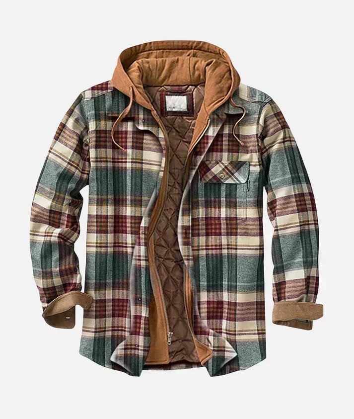 Men's Casual Patchwork Hooded Jacket - Miguel