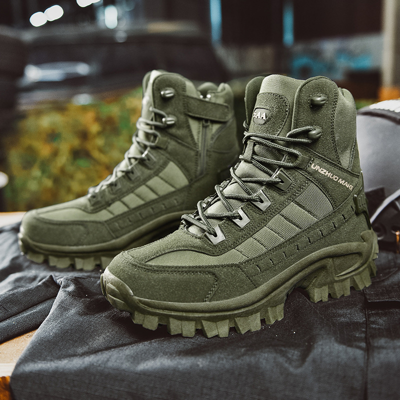 Men's High Tactical Lace-Up Boot - Charles