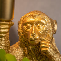 Luxury Golden Monkey Table Lamp - GoldenChimp