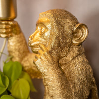 Luxury Golden Monkey Table Lamp - GoldenChimp