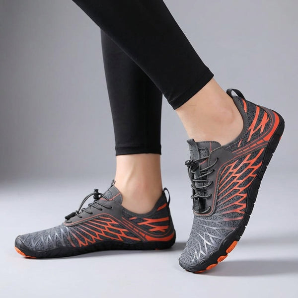 Minimalistische Blotevoetschoenen van Mesh - Morgan