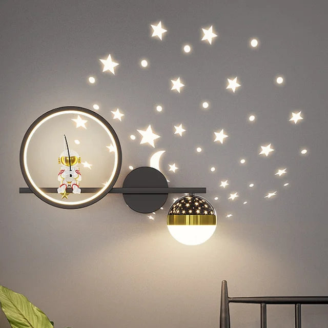 Nowoczesna lampa ścienna do pokoi dziecięcych - TinyGlow