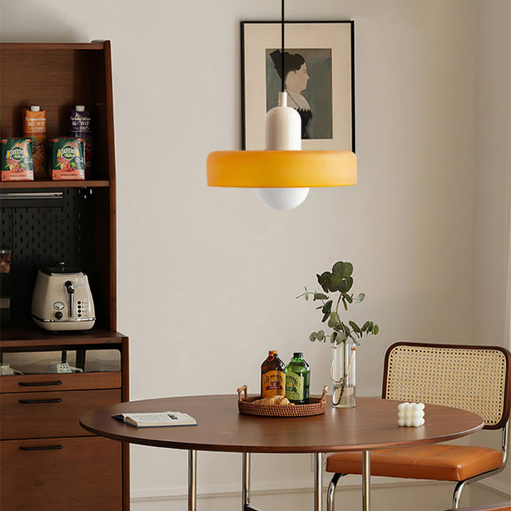 Colored Glass Pendant Lamp - BauLume