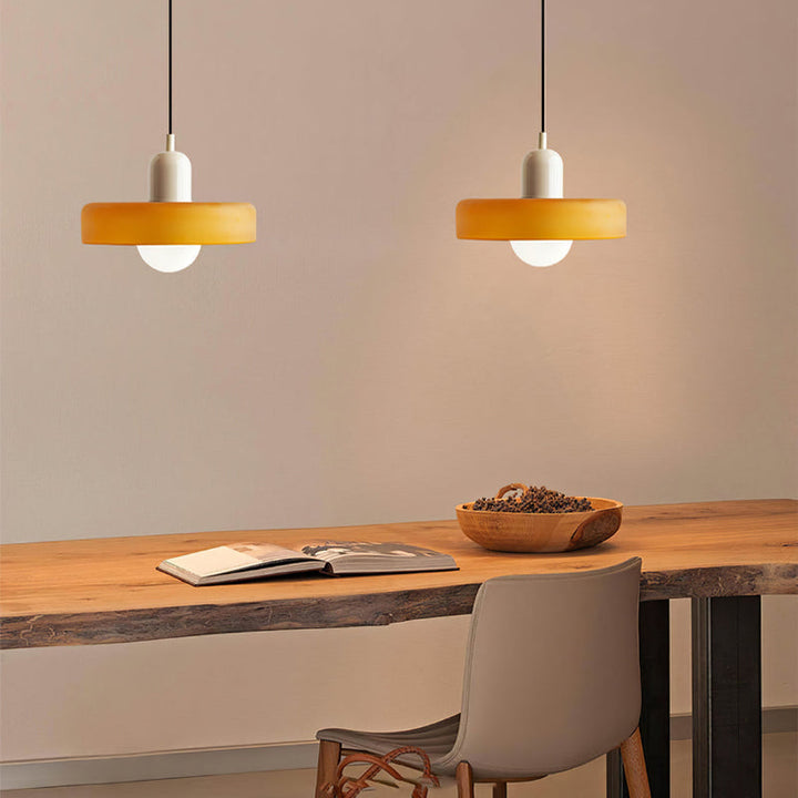 Colored Glass Pendant Lamp - BauLume