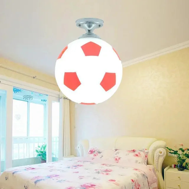 Playful Soccer Ceiling Lamp - GoalBright