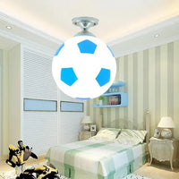Playful Soccer Ceiling Lamp - GoalBright