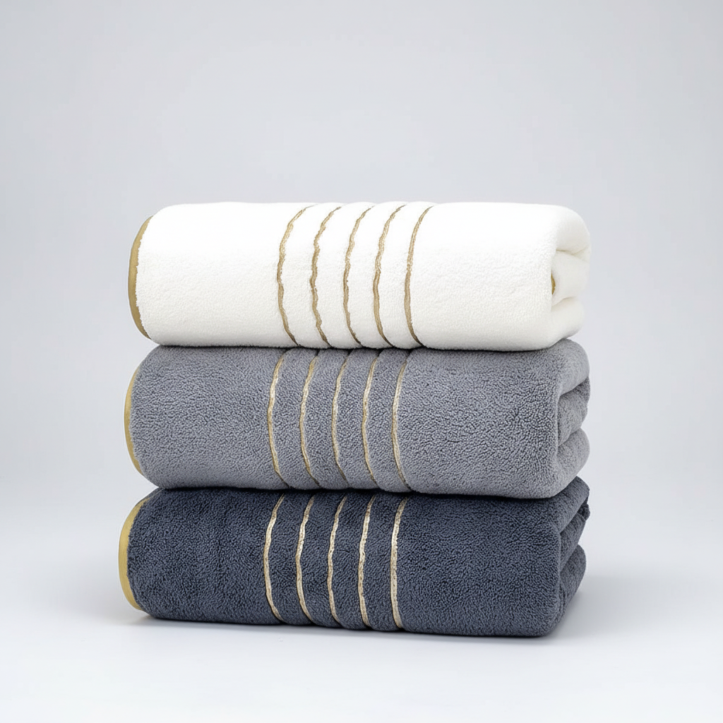 Moderne Microfaser Handtüche Set - LuxuryWrap