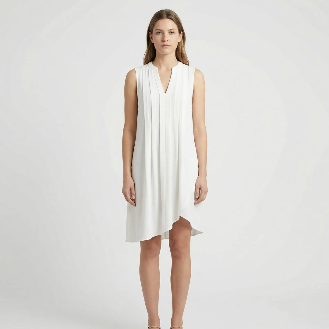 Mouwloze Zomerjurk Met V-Hals - Sherri