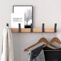 Wall Coat Rack with Movable Hooks – Nordhook