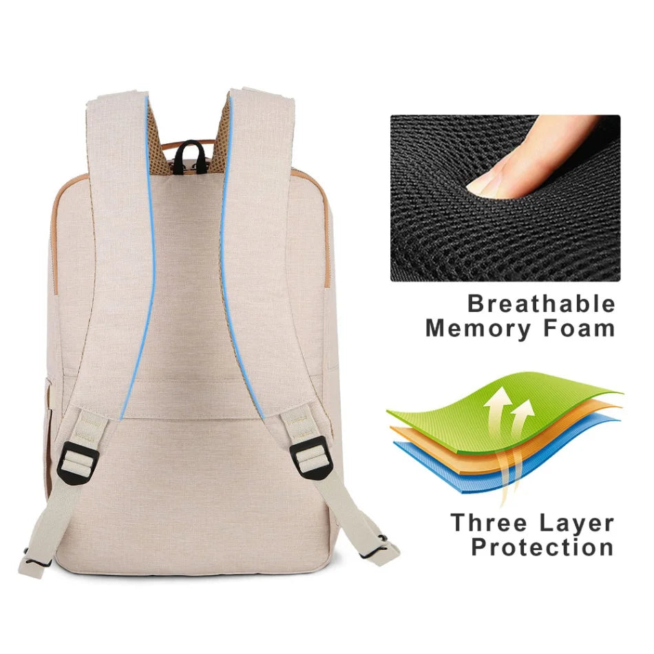 Backpack with Laptop Compartment and USB Charging Port - Nova
