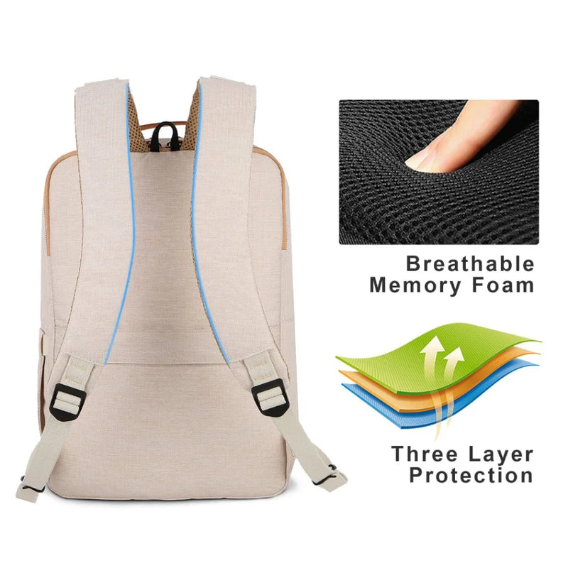 Backpack with Laptop Compartment and USB Charging Port - Nova