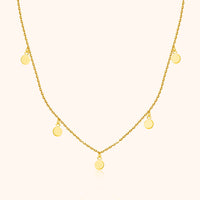 Necklace with Small Circles - Aylin