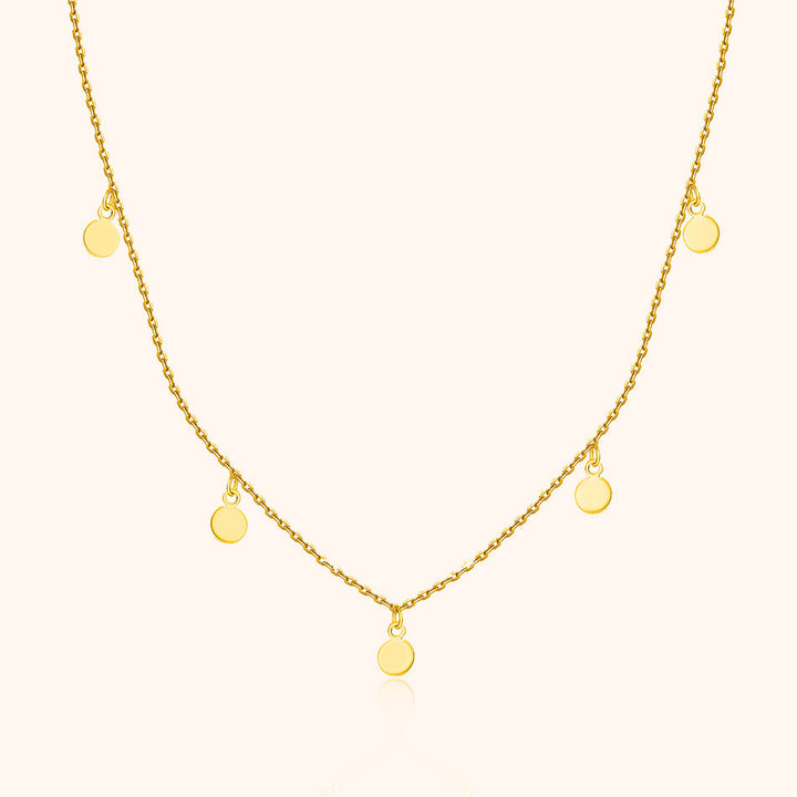 Necklace with Small Circles - Aylin