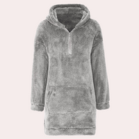 Soft Warm Winter Sweater with Zipper for Women - Maëlle