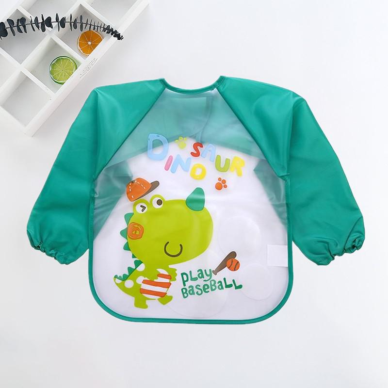 Waterproof Baby Bib with Sleeves