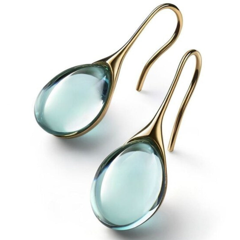 Trendy Kristaldruppel Oorbellen - Celestina