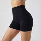 Naadloze Taille Hoge Sportshorts - Eleanor