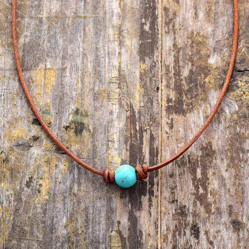 Waardevolle Turkoois Choker Ketting – Calista