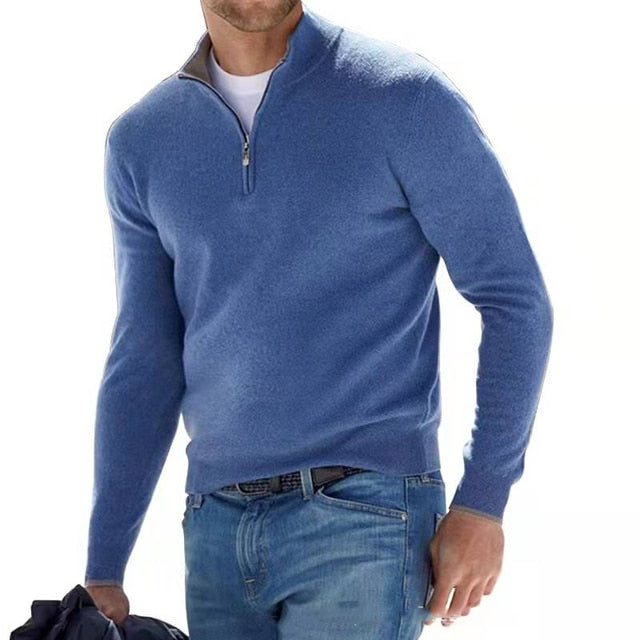 Sweter męski Merino z dekoltem w serek - Torino