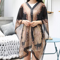 Versatile Poncho Scarf for Women - Mira