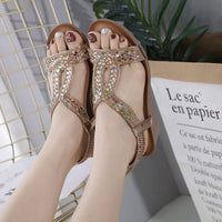 Luxury Women's Sandals with Wedge Heel – Celeste