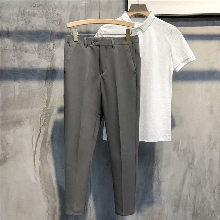 Slim Fit Formal Men's Trousers – Milan