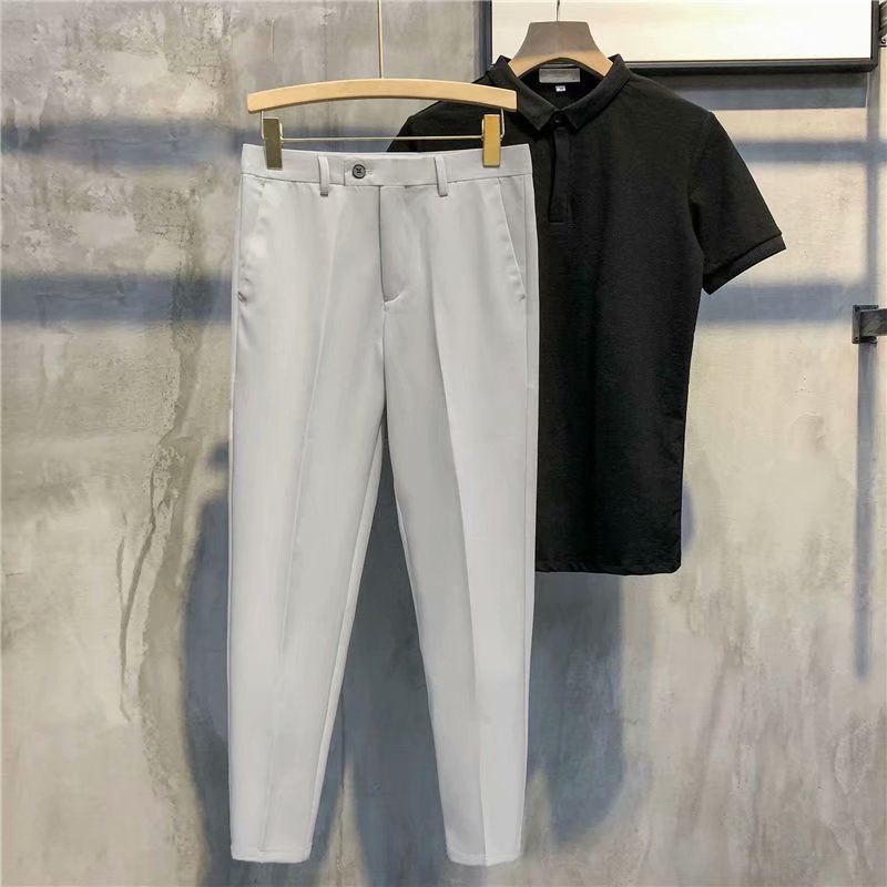 Slim Fit Formal Men's Trousers – Milan