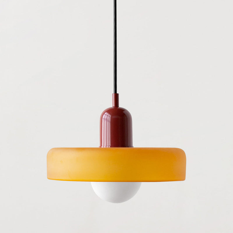 Colored Glass Pendant Lamp - BauLume