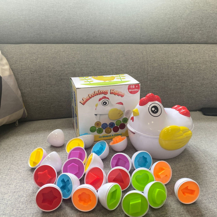 Colorful and Educational Egg Set - ColorMatch