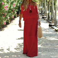 Off-Shoulder Summer Dress - Soleil