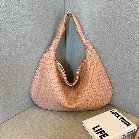 Trendy Geweven Schoudertas - Ruby