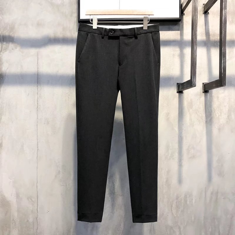 Slim Fit Formal Men's Trousers – Milan